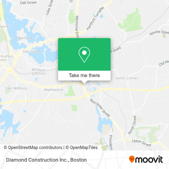 Diamond Construction Inc. map