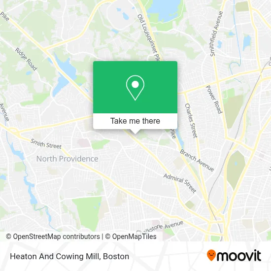 Heaton And Cowing Mill map