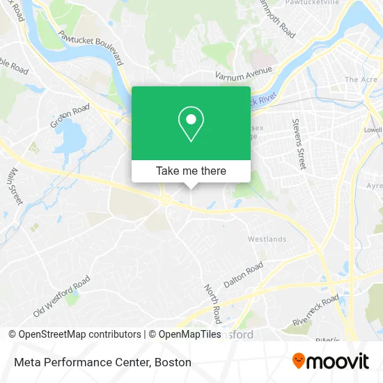 Meta Performance Center map