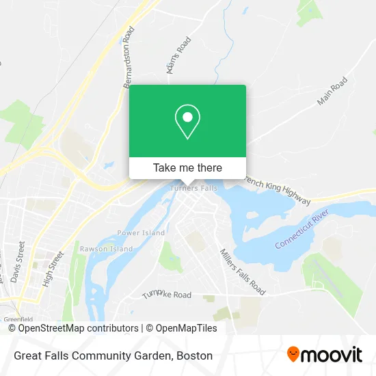 Great Falls Community Garden map