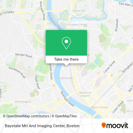 Baystate Mri And Imaging Center map