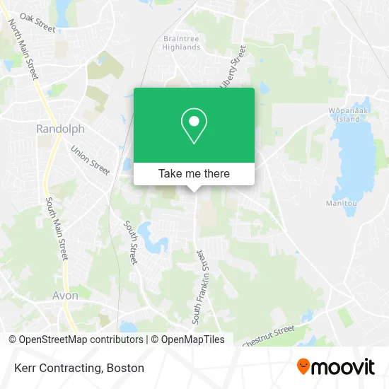 Kerr Contracting map