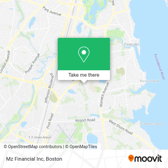 Mz Financial Inc map
