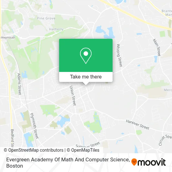 Evergreen Academy Of Math And Computer Science map