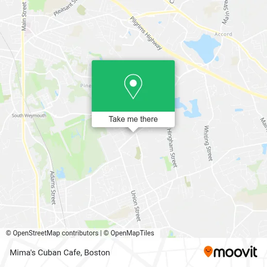 Mima's Cuban Cafe map