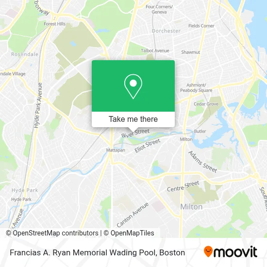 Francias A. Ryan Memorial Wading Pool map