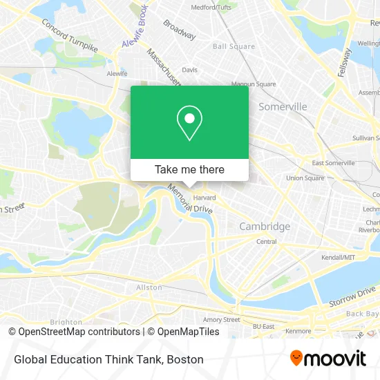Global Education Think Tank map