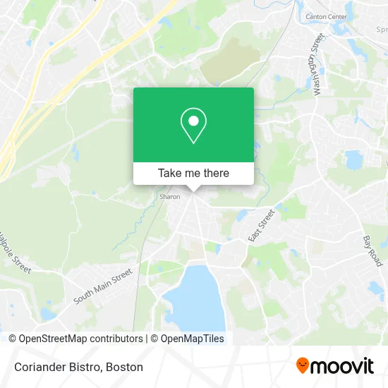 Coriander Bistro map