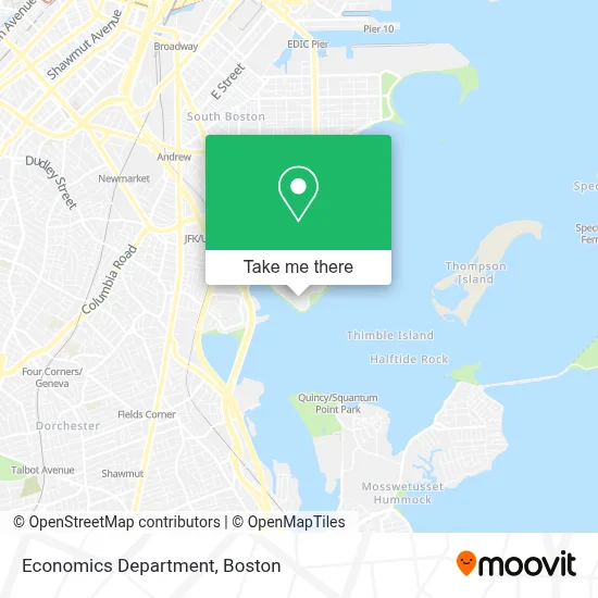 Economics Department map