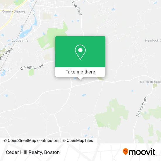 Cedar Hill Realty map