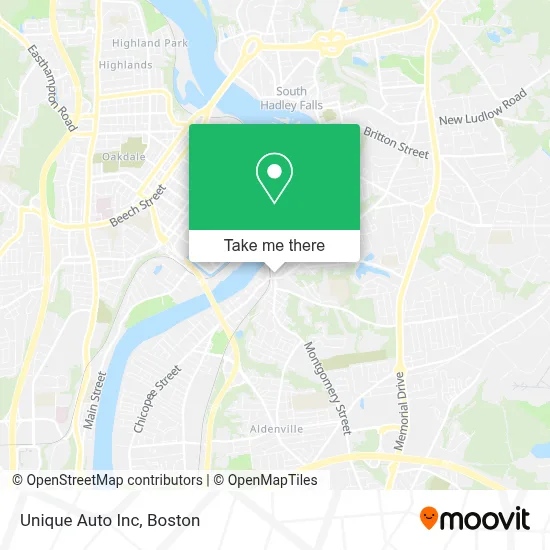 Unique Auto Inc map