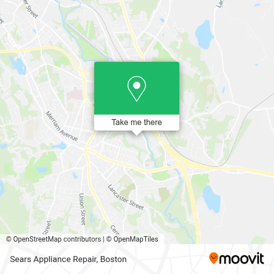Sears Appliance Repair map