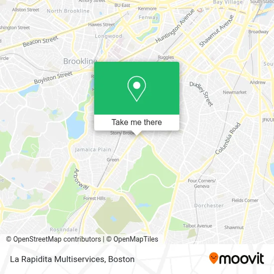La Rapidita Multiservices map