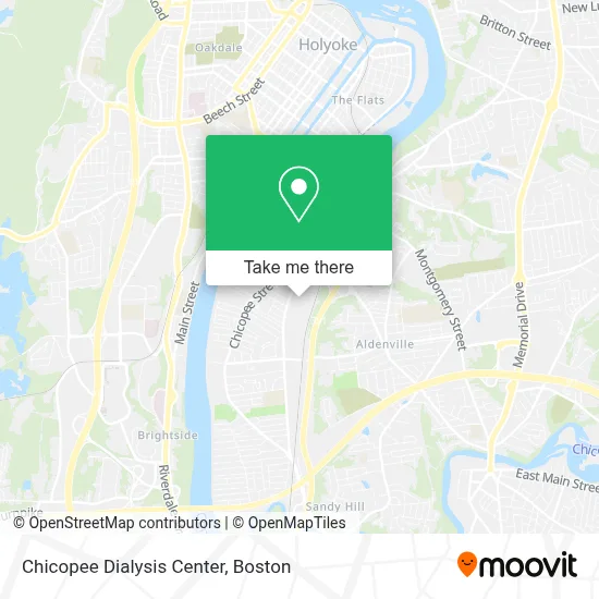 Chicopee Dialysis Center map