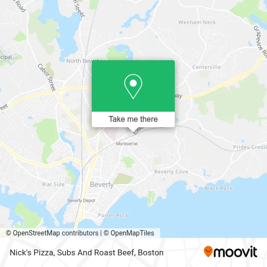 Nick's Pizza, Subs And Roast Beef map