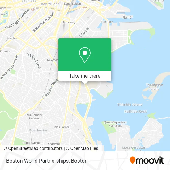 Boston World Partnerships map