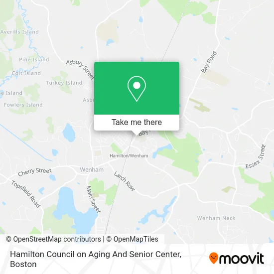 Hamilton Council on Aging And Senior Center map