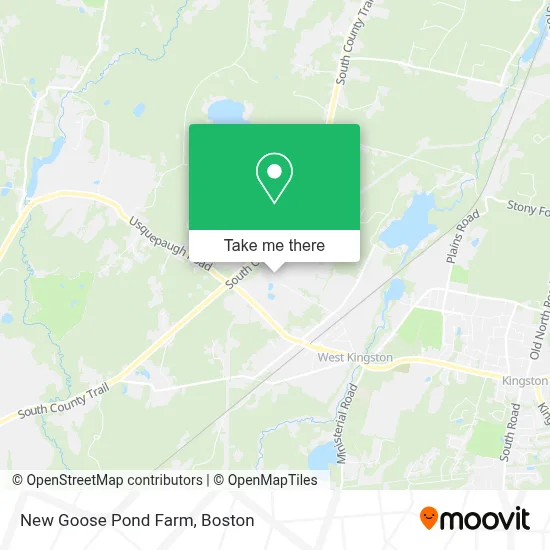 New Goose Pond Farm map