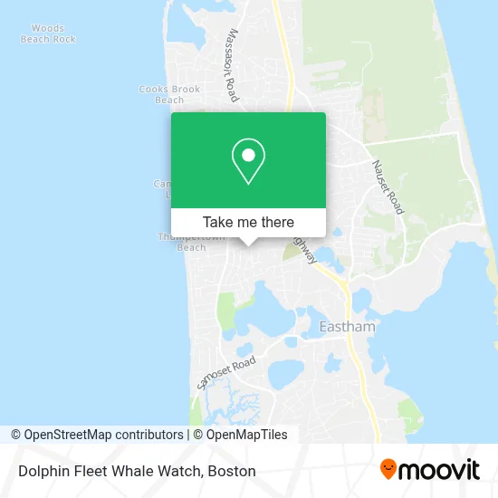 Dolphin Fleet Whale Watch map
