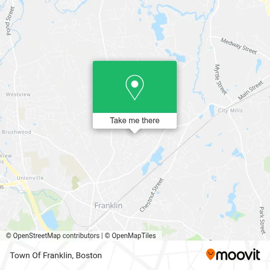 Town Of Franklin map