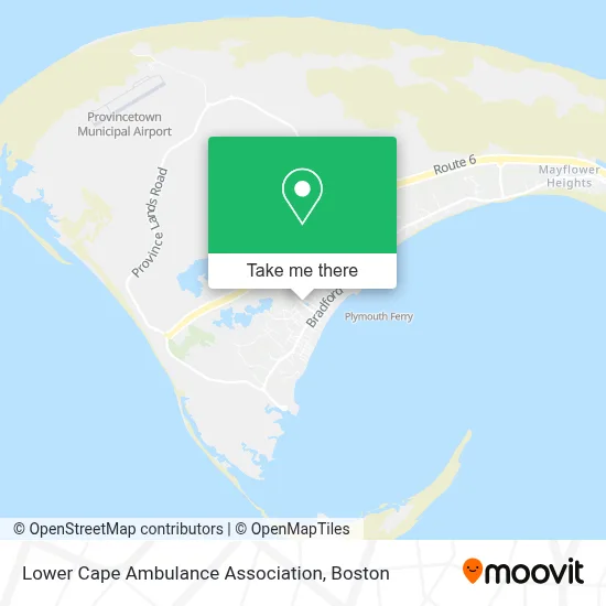 Lower Cape Ambulance Association map