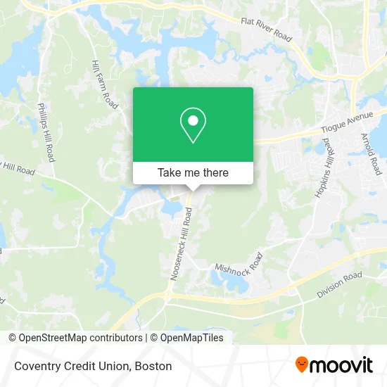 Coventry Credit Union map