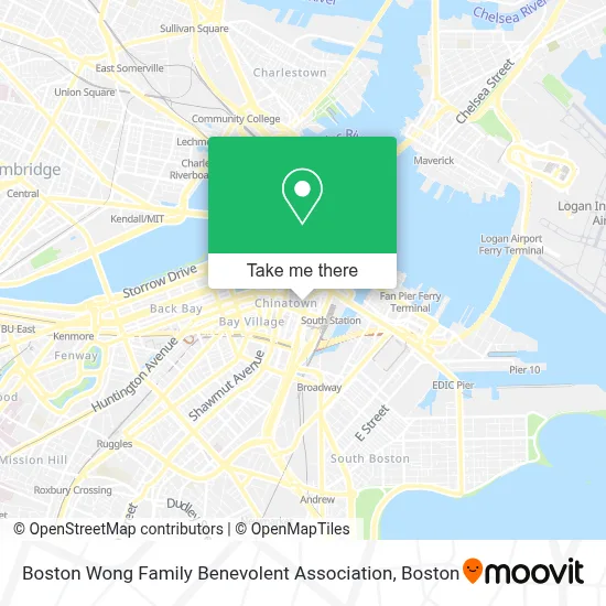 Boston Wong Family Benevolent Association map