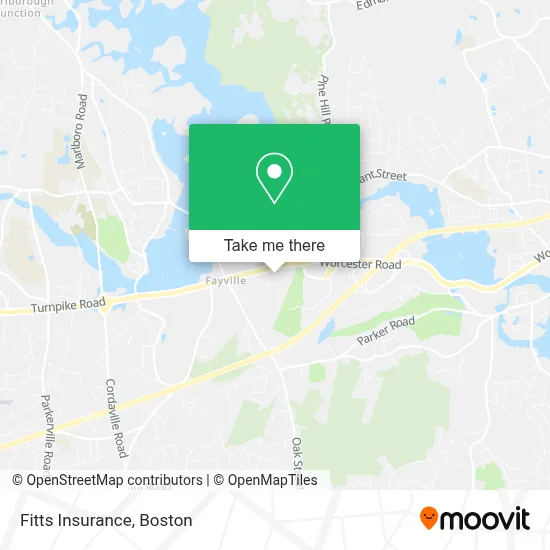 Fitts Insurance map