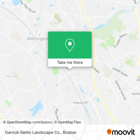 Garrick-Santo Landscape Co. map