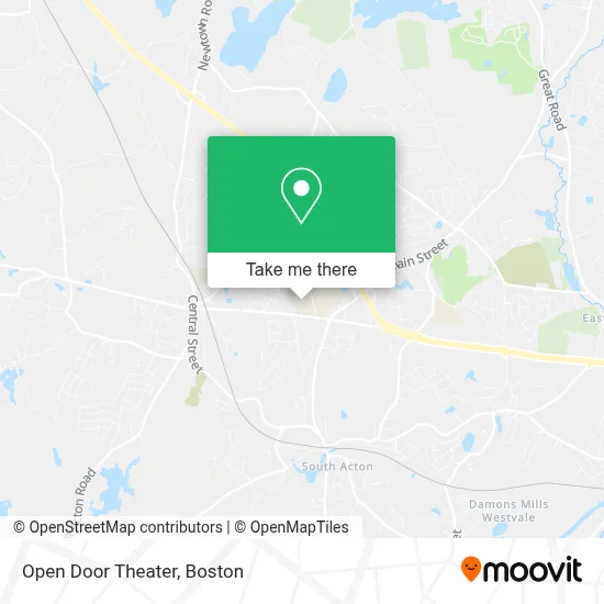 Open Door Theater map