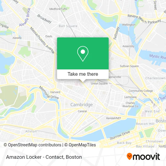 Amazon Locker - Contact map