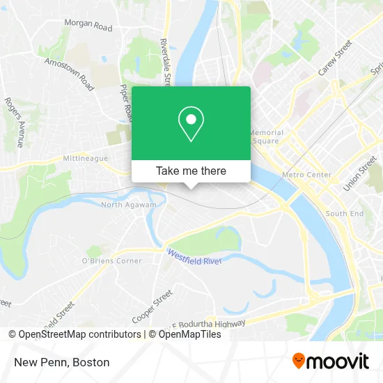 New Penn map