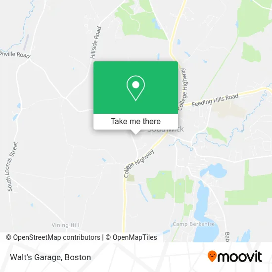 Walt's Garage map