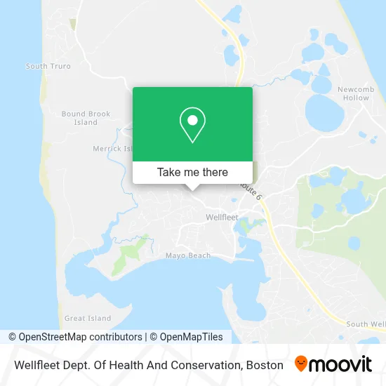 Wellfleet Dept. Of Health And Conservation map