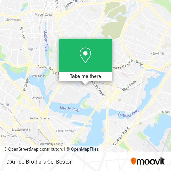 D'Arrigo Brothers Co map
