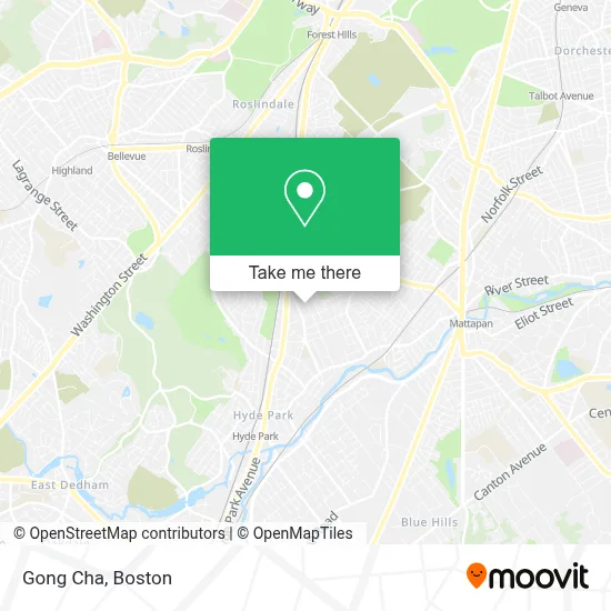 Gong Cha map