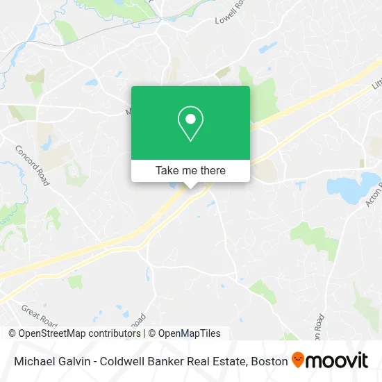 Michael Galvin - Coldwell Banker Real Estate map