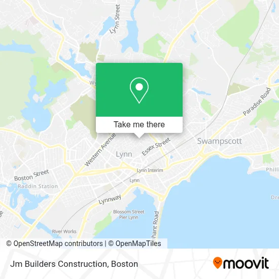 Jm Builders Construction map