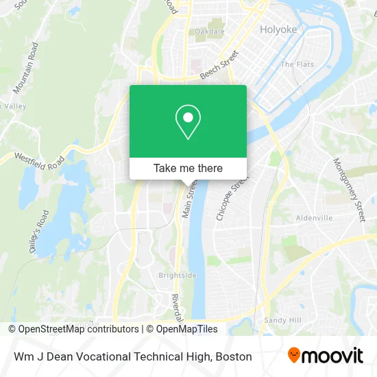 Wm J Dean Vocational Technical High map
