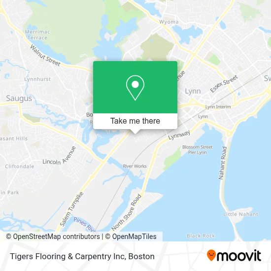 Tigers Flooring & Carpentry Inc map