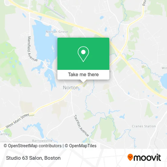 Studio 63 Salon map