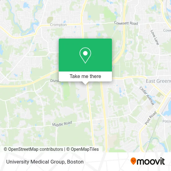 University Medical Group map