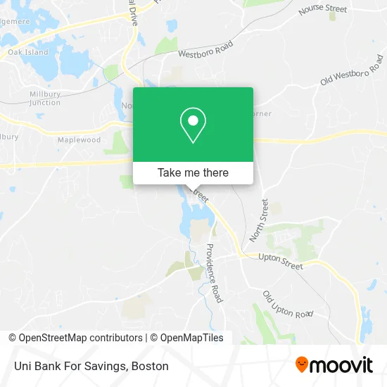 Uni Bank For Savings map