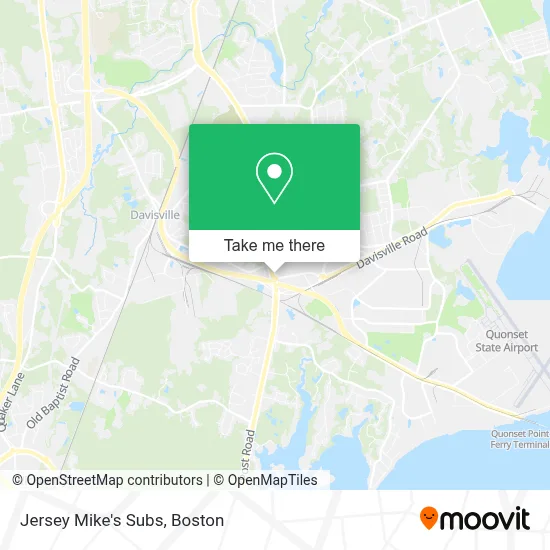 Jersey Mike's Subs map