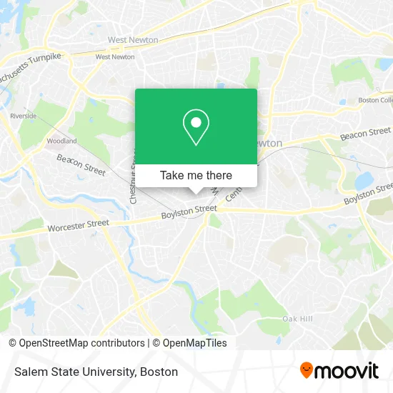 Salem State University map