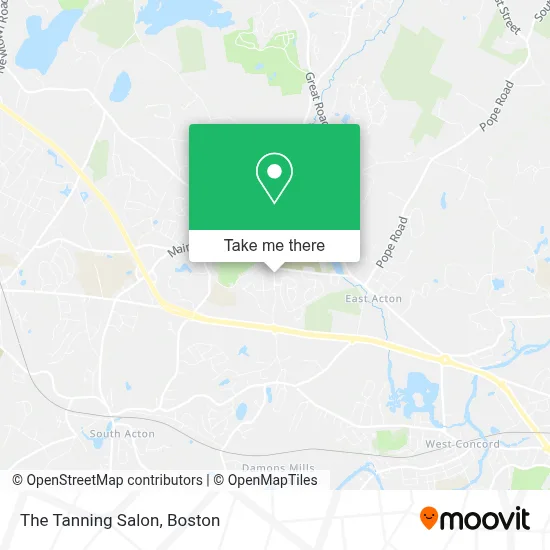 The Tanning Salon map