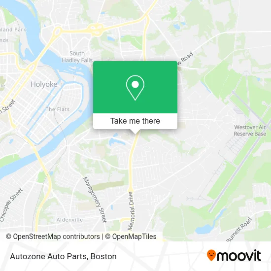 Autozone Auto Parts map