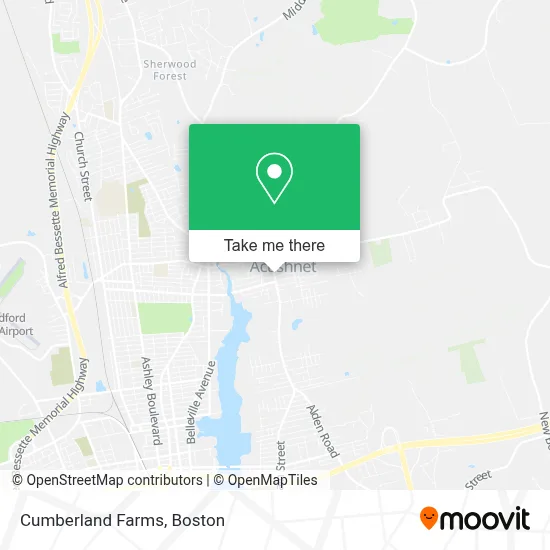 Cumberland Farms map