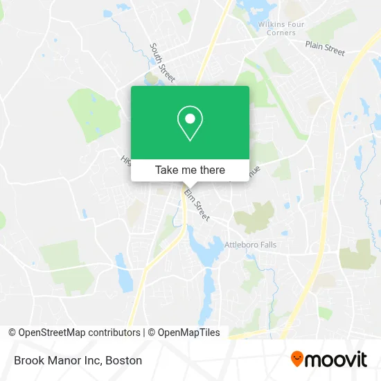 Brook Manor Inc map
