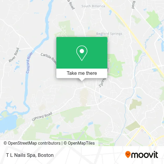 T L Nails Spa map